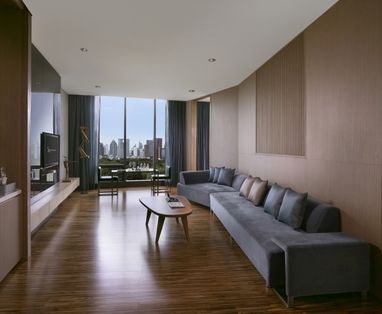 so lofty kamer bij SO/ Bangkok in Thailand