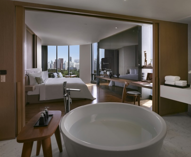 so lofty kamer bij SO/ Bangkok in Thailand