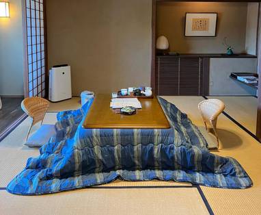 Ryokan Yoyokaku eetgedeelte