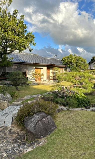 Yoyokaku kamer met tuinzicht