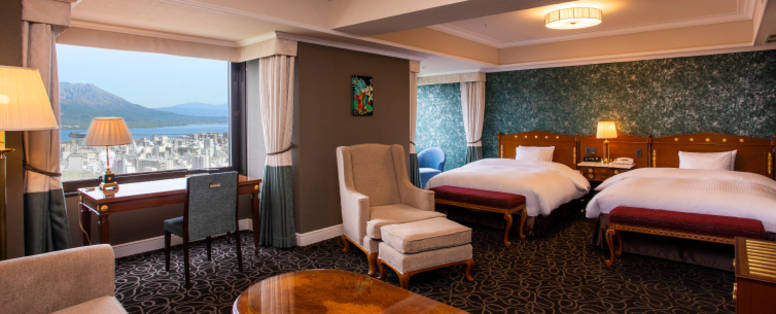 Shiroyama Hotel Kagoshima, premium_twin