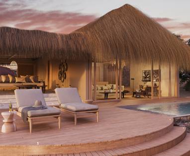 Bawe-Beach villa pool