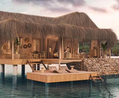 Bawe - Lagoon villa View