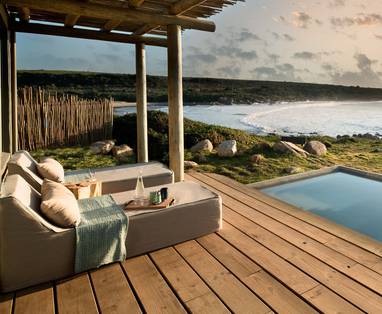 Gwe Gwe plunge pool bij de suites