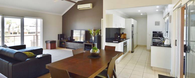 Pent House woonkamer Gecko Lodge Kalbarri