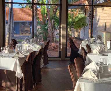 Port Hedland Holiday Inn restaurant binnenaanzicht