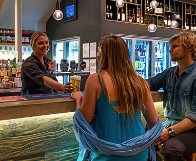 bar bij Exmouth Escape Resort 