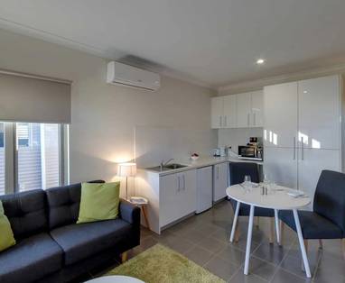 woonkamer van Exmouth Escape Resort 