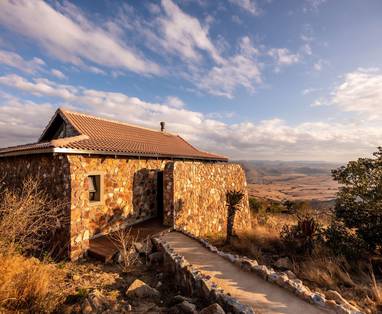 Luxury suite van de Zulu Rock Lodge