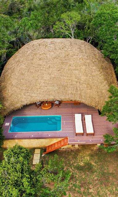 bovenaanzicht chena huts 