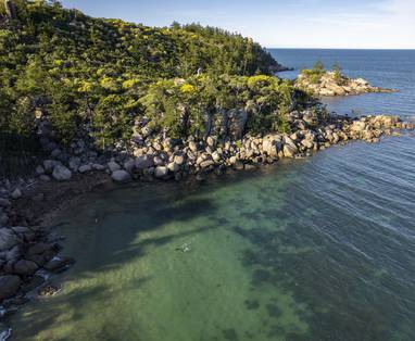 strand bij magnetic island