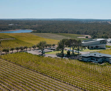 wijnvelden bij margaret river regio