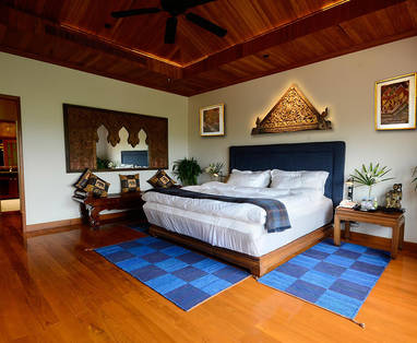 Master bedroom van Baan Sak Tong in Pa Sak Tong