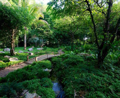 Pitoreske omgeving met prachtig aangelegde tuinen in Pa Sak Tong