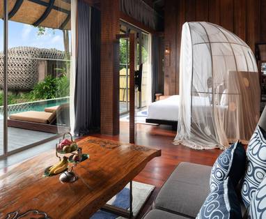 Bird Nest villa met zwembad Keemala