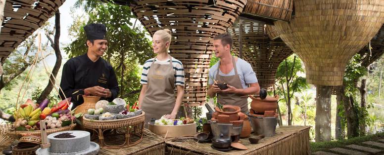 Kookles voor het restaurant Keemala