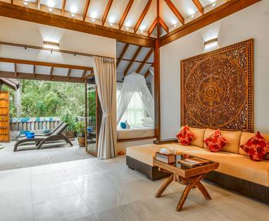 Woongedeelte Baan Mina villa van Koh Jum Beach Villa's