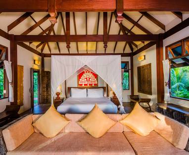 Slaapkamer Baan Noi Chai Ley villa van Koh Jum Beach Villa's