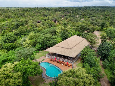 Restaurant bij The Bush Camp in Chiang Mai, Thailand