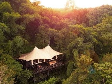 Tent bij Four Seasons Golden Triangle in Chiang Rai