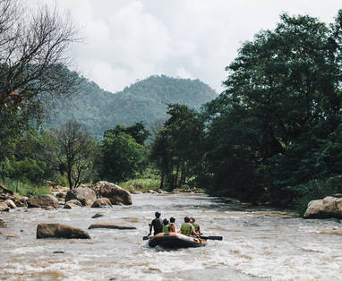 raften bij Lisu Lodge nabij Chiang Mai