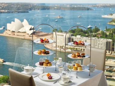 Sydney-SLSN_F_B_High_Tea_in_Altitude_restaurant_with_Opera_House_View