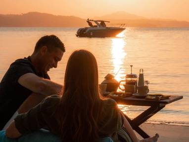 Sunrise breakfast bij Six Senses Yao Noi op Koh Yao Noi