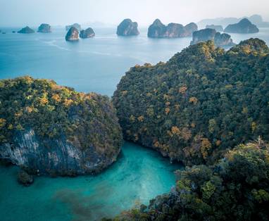Eilanden bij Six Senses Yao Noi op Koh Yao Noi