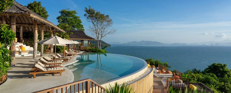 Zwembad bij Six Senses Yao Noi op Koh Yao Noi