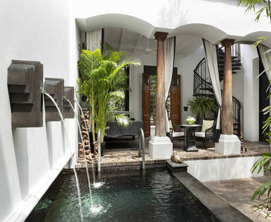 Binnenplaats pool villa The Siam in Bangkok