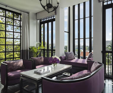 Woongedeelte Riverview suite The Siam in Bangkok