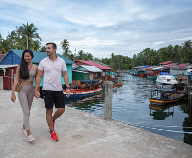 Nabijgelegen dorpjes bezoeken bij The Royal Sands op Koh Rong in Cambodja