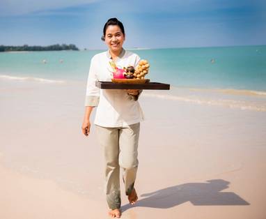 Service bij The Sarojin in Thailand
