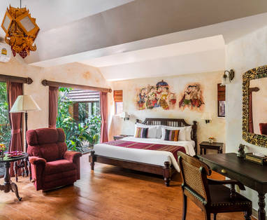 Deluxe kamer bij Yaang Come Village bij Chiang Mai, Thailand