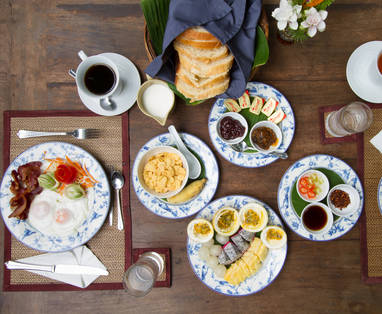 Ontbijt Khum Lanna nabij Chiang Mai, Thailand