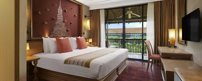 Superior kamer bij Sukhothai Heritage Resort bij Sukhothai, Thailand