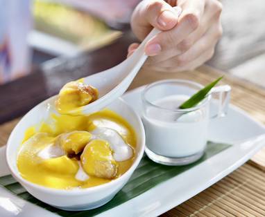 Heerlijke Thaise gerechten bij Wishing Tree Resort in Khon Kean in Thailand