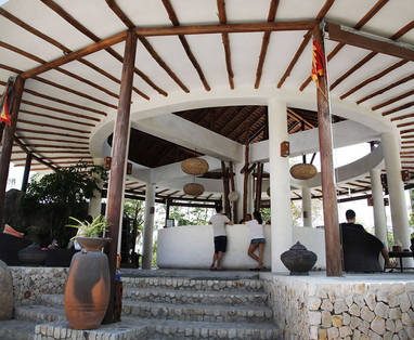 Receptie bij View Point Resort op Koh Tao, Thailand