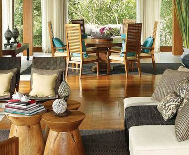 Woongedeelte Residence villa bij Four Seasons Resort Koh Samui in Thailand