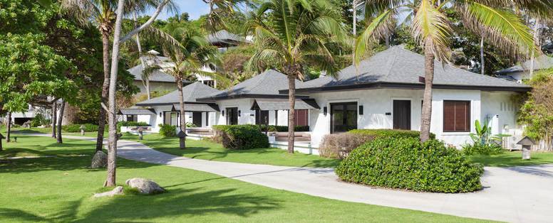 Villa's bij The Racha nabij Phuket in Thailand