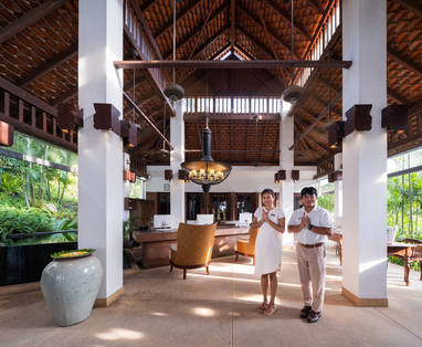 Personeel bij bij Napasai Koh Samui in Thailand