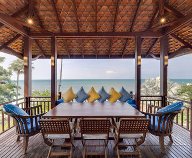 Oceanfront residence bij Napasai Koh Samui in Thailand