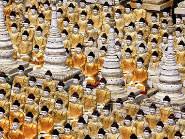 Myanmar | Monywa | Boeddhabeelden